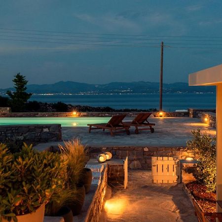Kallirroe Deluxe Villa With Sea View And Pool Хриси Акти Екстериор снимка