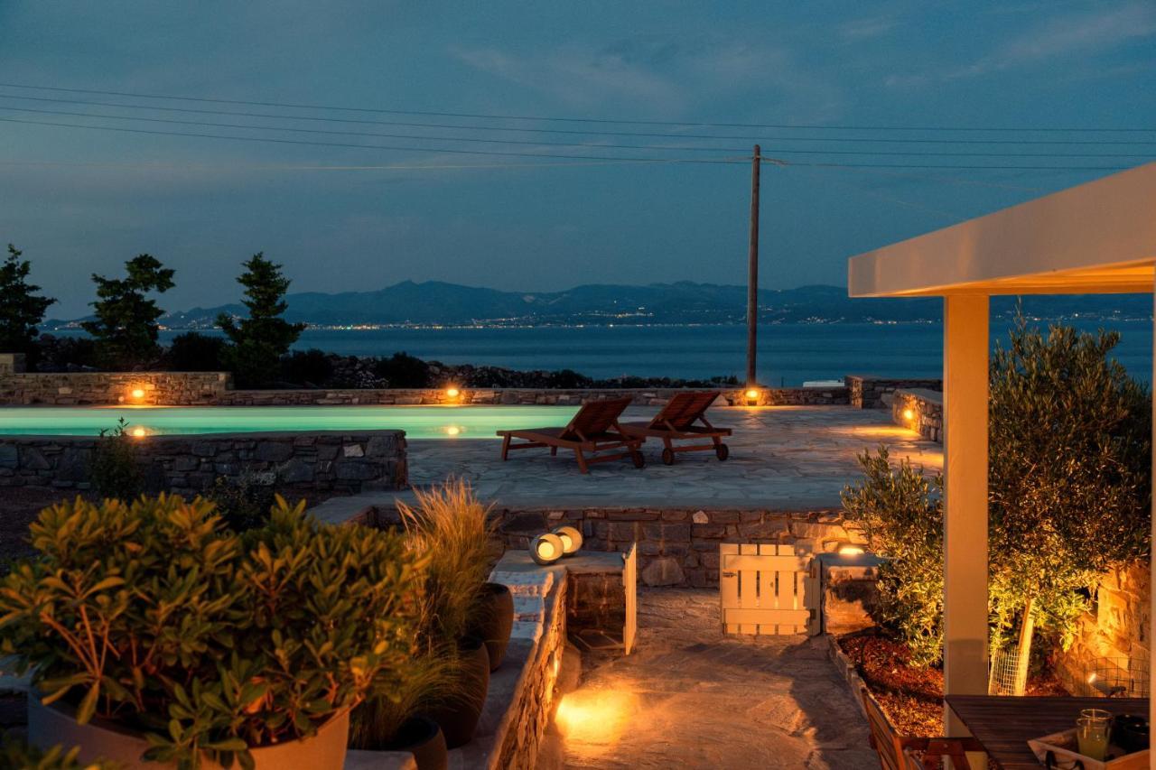 Kallirroe Deluxe Villa With Sea View And Pool Хриси Акти Екстериор снимка